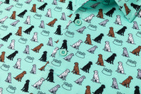 First In Show – Men’s Golf Polo with Labrador Retriever Print