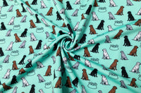 First In Show – Men’s Golf Polo with Labrador Retriever Print