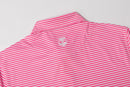 The Catalyst – Men’s Pink & White Striped Golf Polo