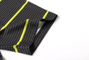 Don’t Do Average – Men’s Grey & Yellow Performance Golf Polo
