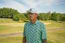 First In Show – Men’s Golf Polo with Labrador Retriever Print