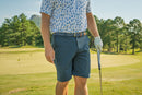 The Never Settle Short – Men’s Navy Performance Golf Shorts