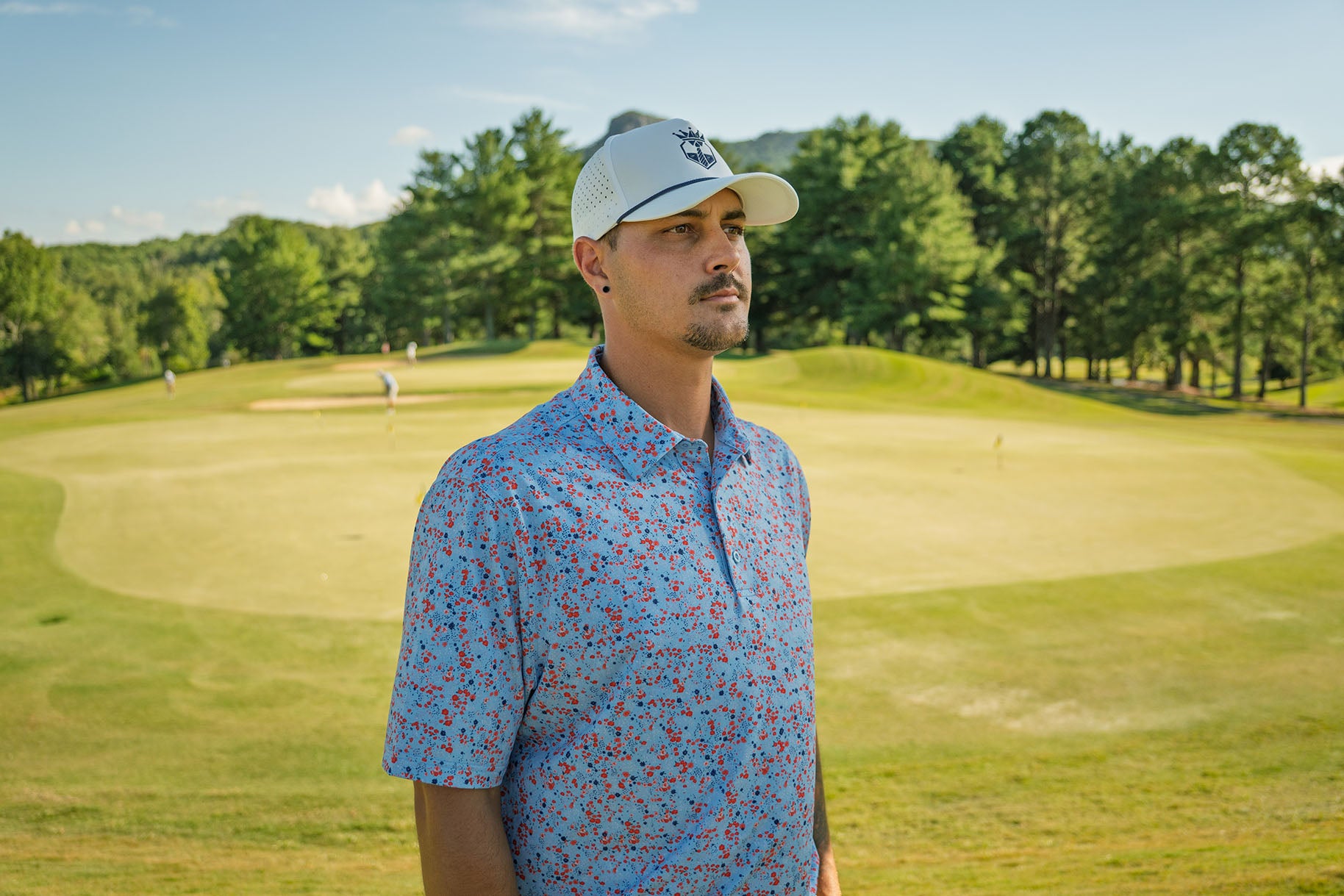 The Piedmont – Men’s Performance Print Golf Polo