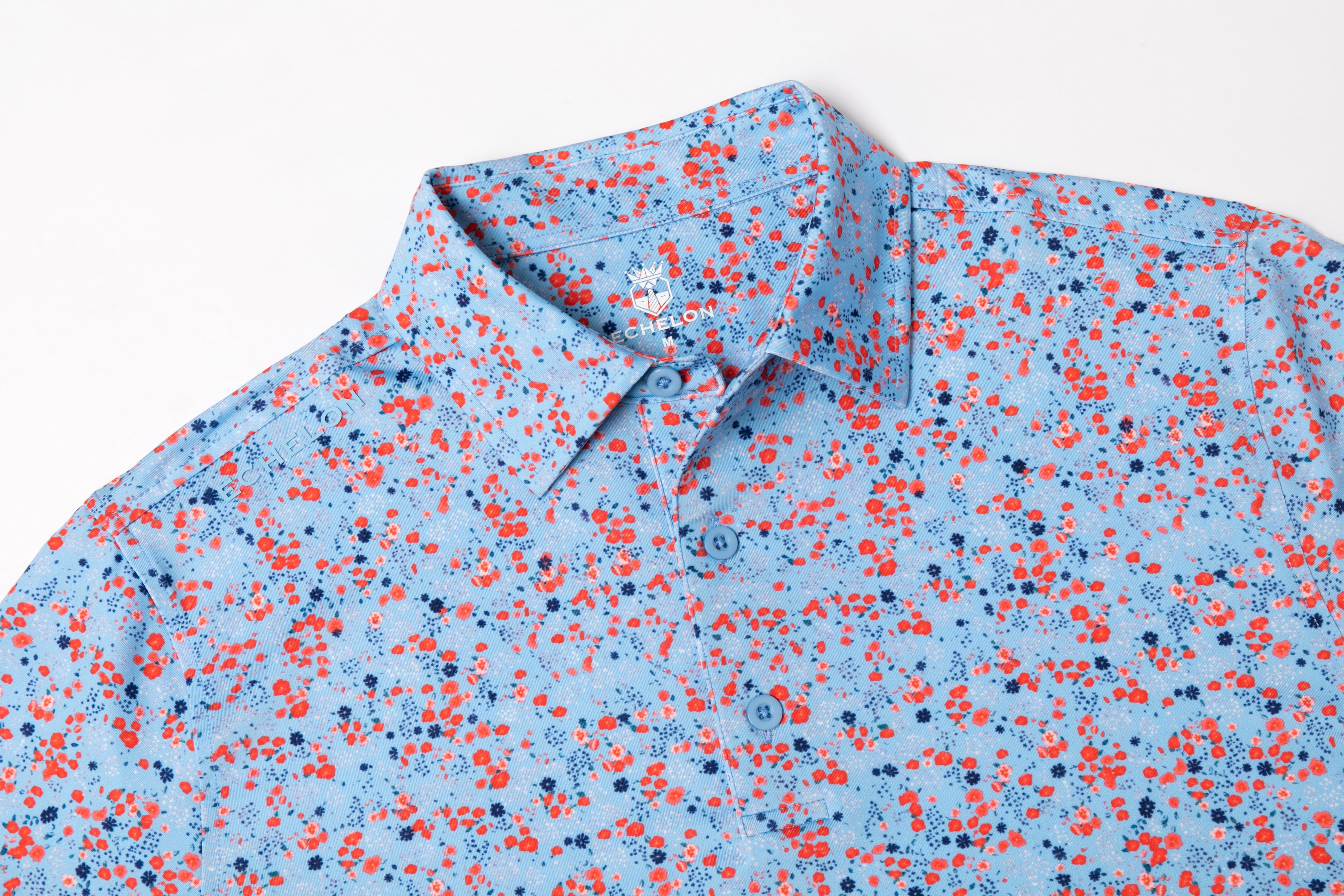 The Piedmont – Men’s Performance Print Golf Polo