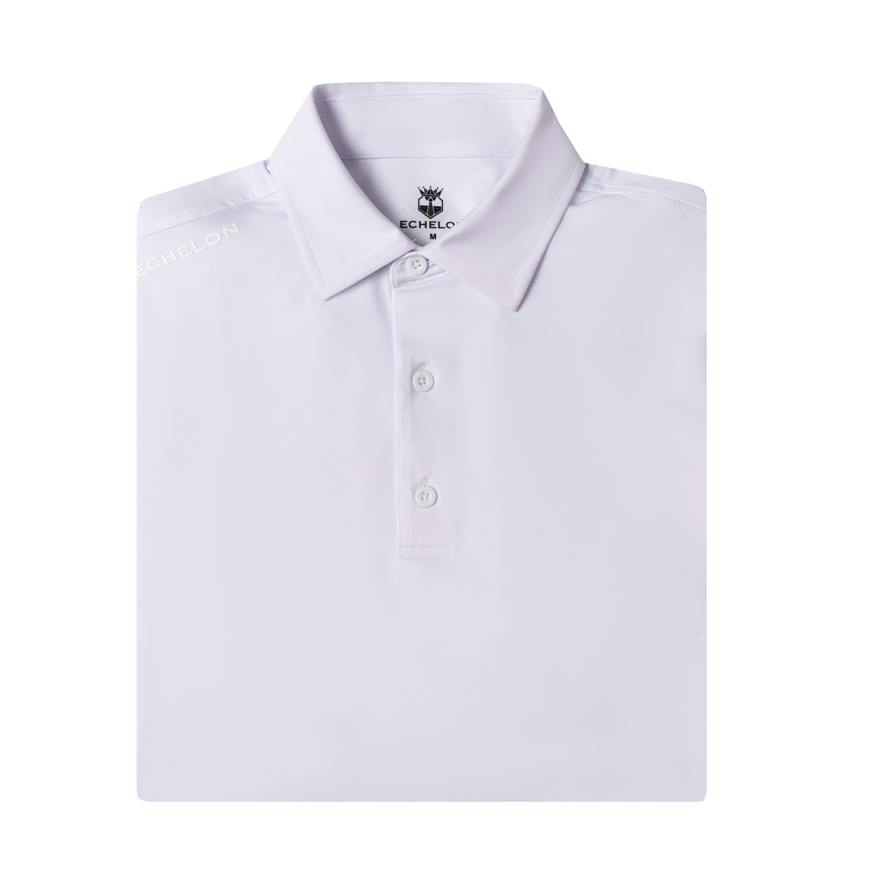 The Summit – Men’s White Performance Golf Polo